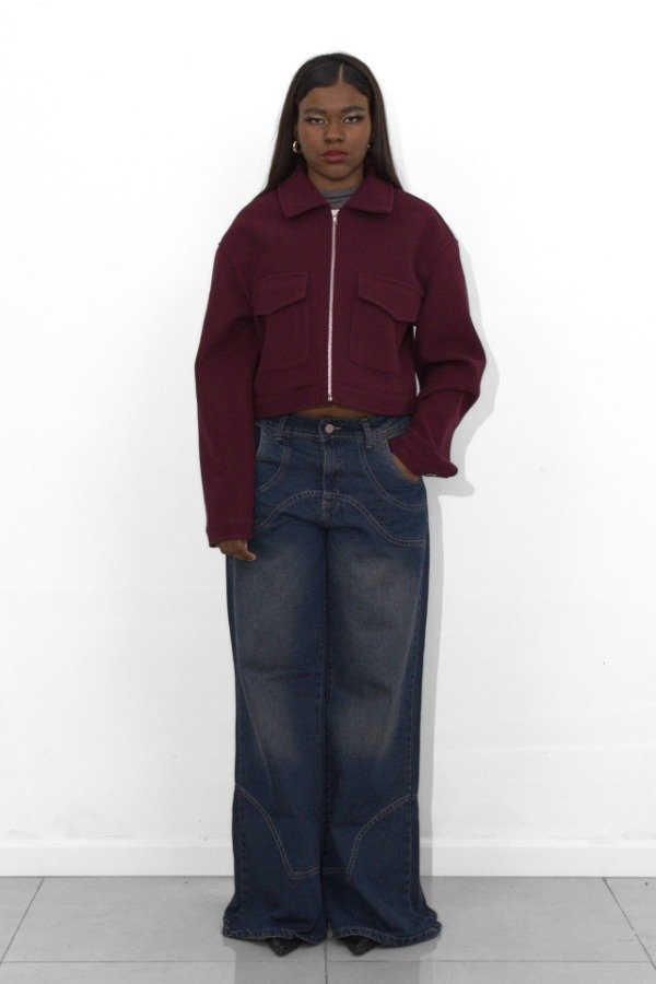 Producto - Campera "AZU" Bordó