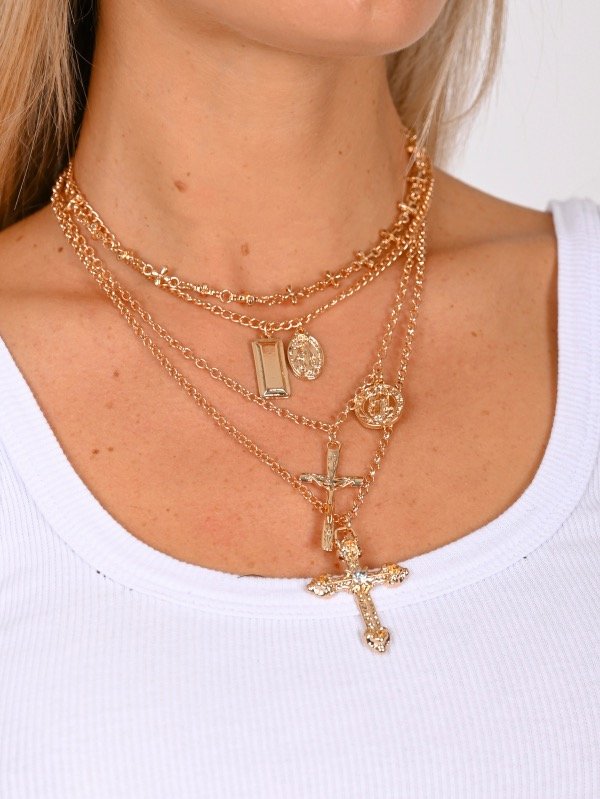 Producto - Collar Holy Cross Gold