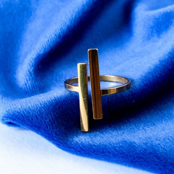 Producto - Anillo Abierto Dos Barras