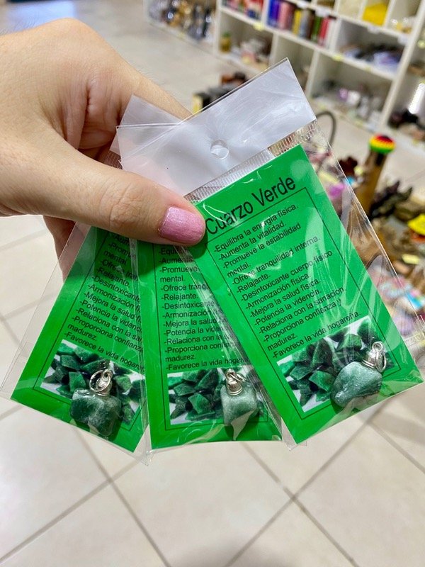Producto - Dije de Cuarzo Verde
