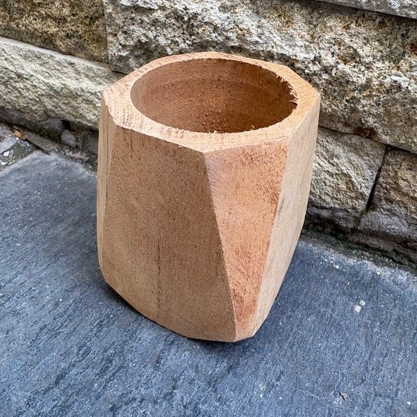 Producto - MATE GEOMÉTRICO DE MADERA