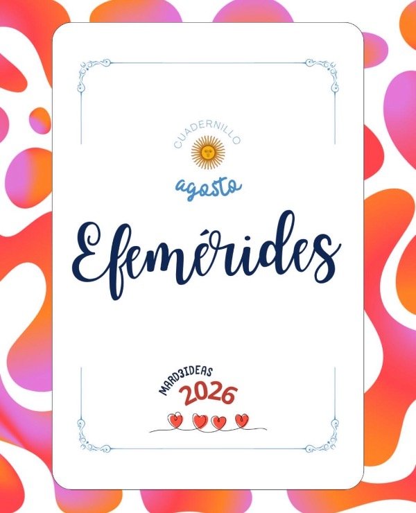 Producto - Efemérides Agosto