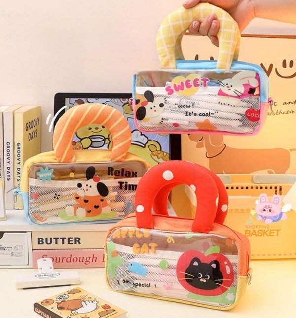 Producto - Cartuchera con correa funny animal