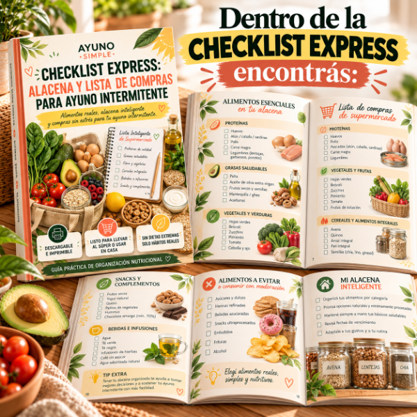 Producto - Checklist Express Imprimibles: Tu Alacena Ideal + Lista de Compras - 1
