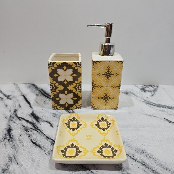 Producto - Set de baño 3 piezas de cerámica