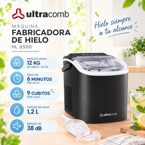 Producto - MÁQUINA FABRICADORA DE HIELO ULTRACOMB HL-6500