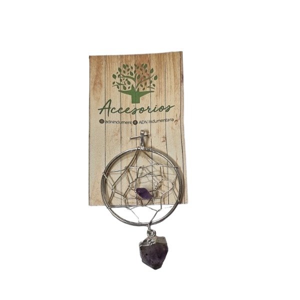 Producto - Dije atrapasueños con amatista