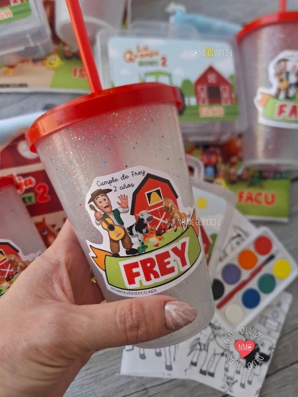 Producto - Vaso  Glitter  BENJA souvenirs pack x10 - 9