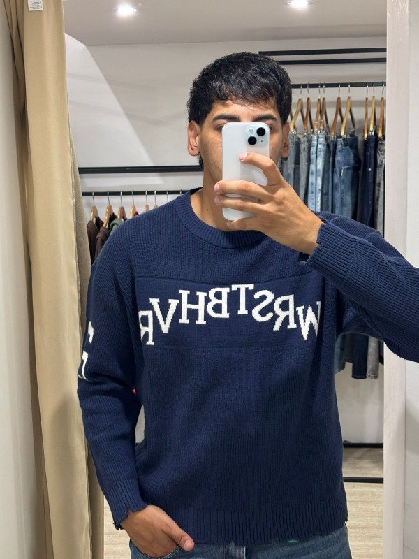 Producto - Sweater Letters Azul