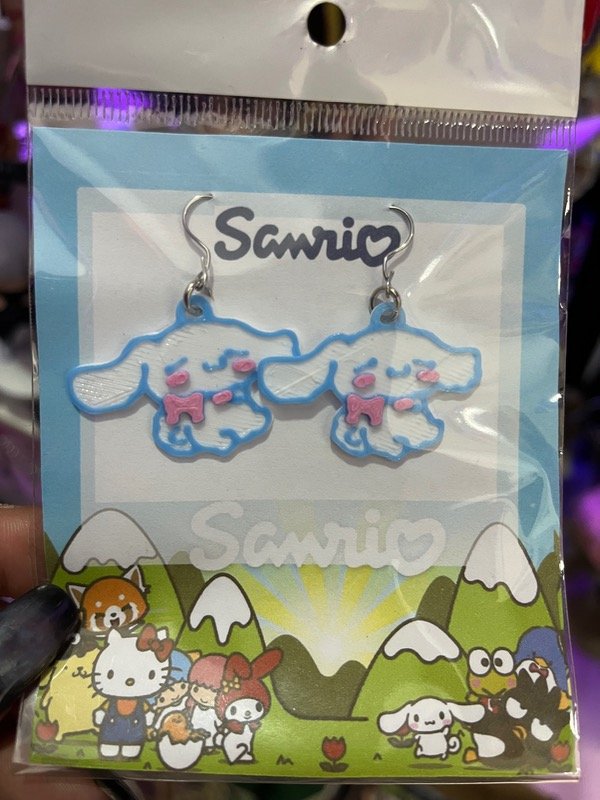 Producto - Aritos 3D Cinnamoroll