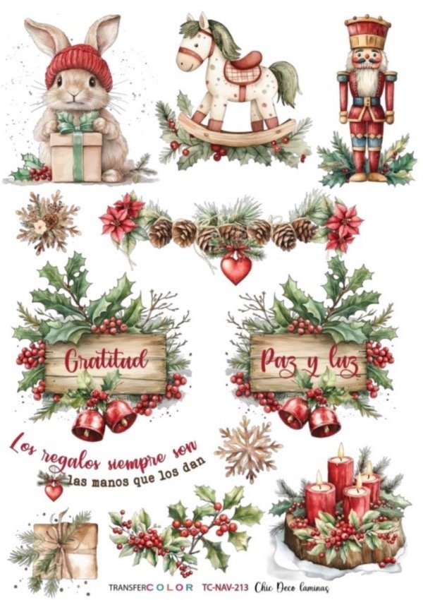 Producto - Transfer Color 213 - Navidad