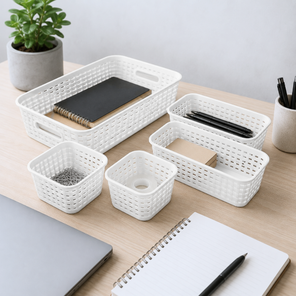 Producto - SET X 5 CANASTOS ORGANIZADORES - 2
