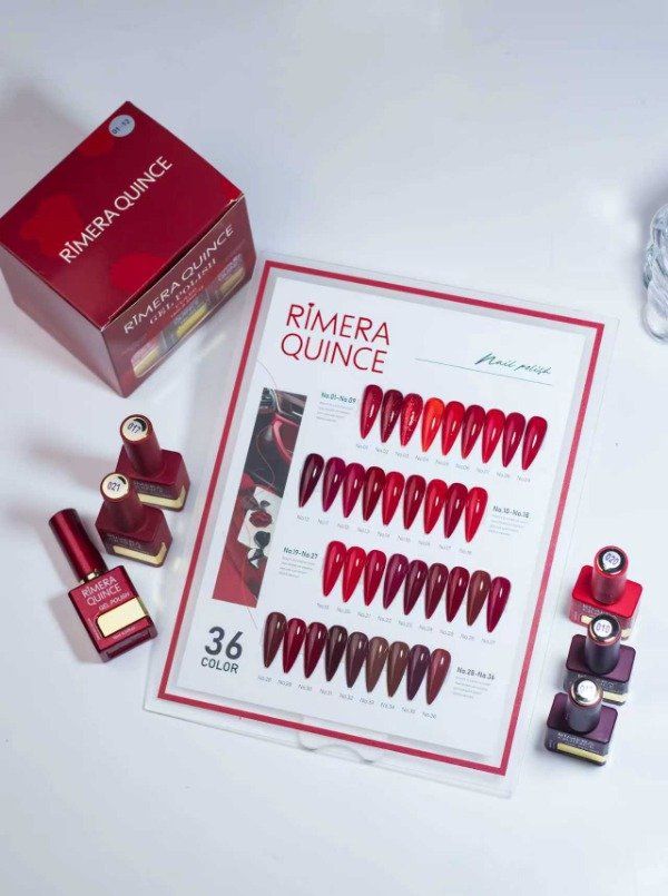 Producto - ESMALTE SEMI RIMERA QUINCE SERIE ROJO