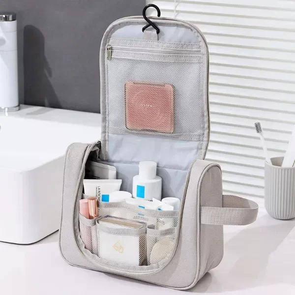 Producto - Cosmetiquera De Viaje Organizador Con Gancho