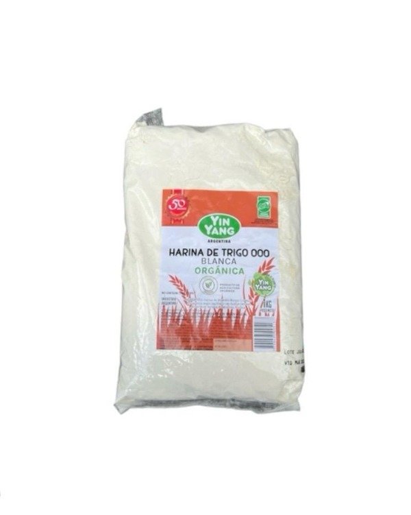 Producto - Harina de Trigo 000 Blanca Organica x 1kg  - Yin Yang -