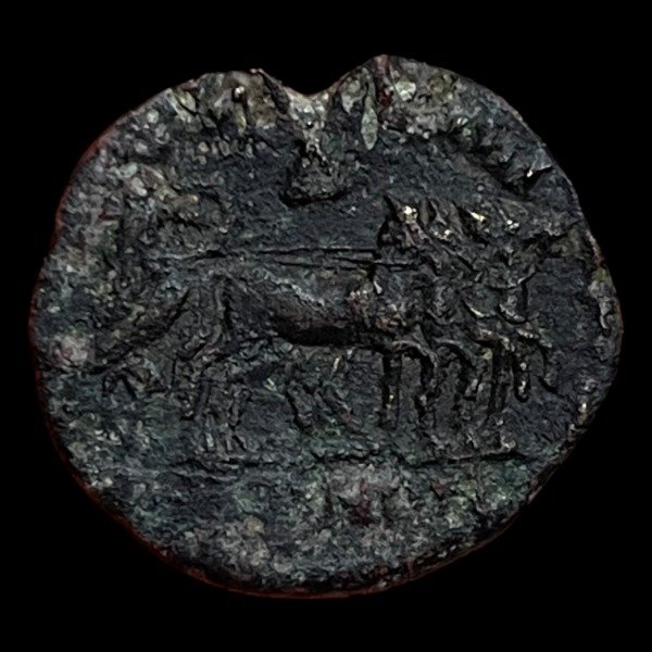 Producto - Galieno (253-258 DC) AE Tetrassarion - Región de Tesalia, Koinon