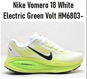Producto - Nike Vomero 18 White Electric Green Volt HM6803-100