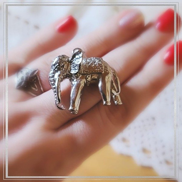 Producto - Dije elefante macizo grande