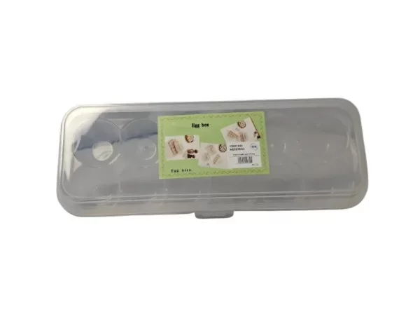 Producto - Huevera con tapa plastica 30,5X16,5X7CM x18 cavidades