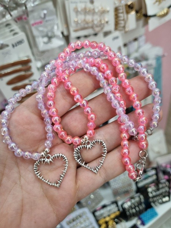 Producto - Gargantilla Corazon Perlas