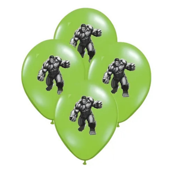 Producto - Set globos latex  Hulk x unidades - 0