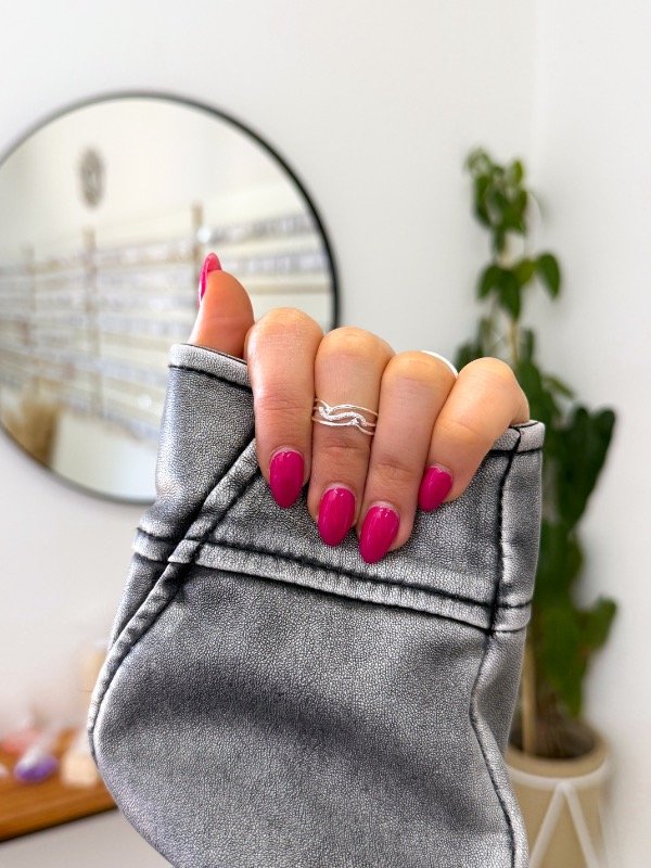 Producto - Anillo plata 925 ondas cúbics talle 5