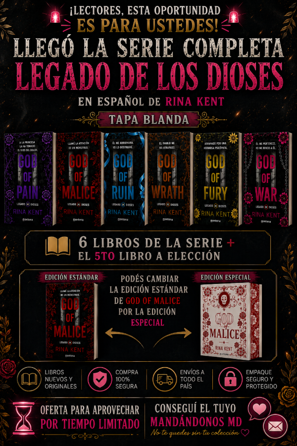Producto - PACK SAGA LEGADO DE DIOSES - RINA KENT