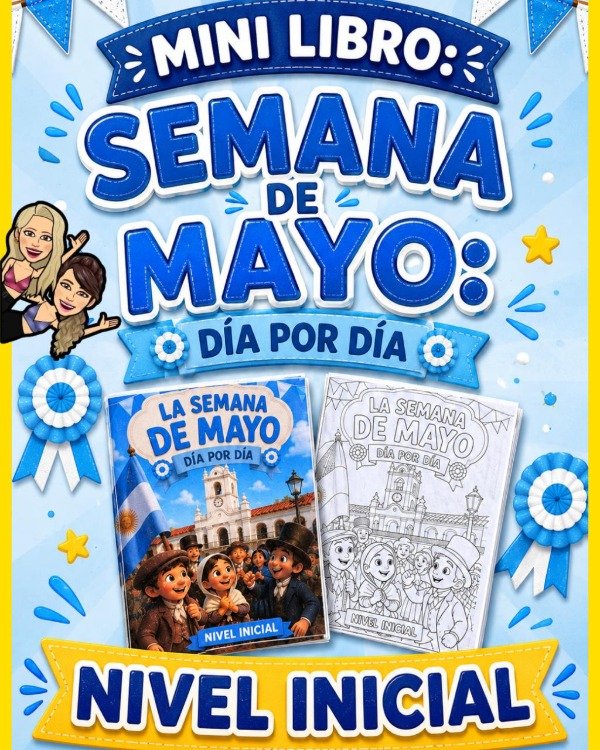 Producto - MINI LIBRO. SEMANA DE MAYO DÍA POR DÍA. NIVEL INICIAL