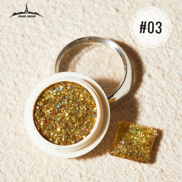 Producto - Glitter  Pluma de  Pavo #03