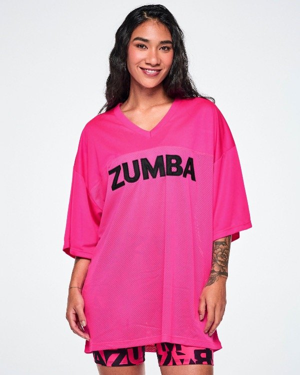 Producto - Ultrabright Oversized Mesh Sports Jersey