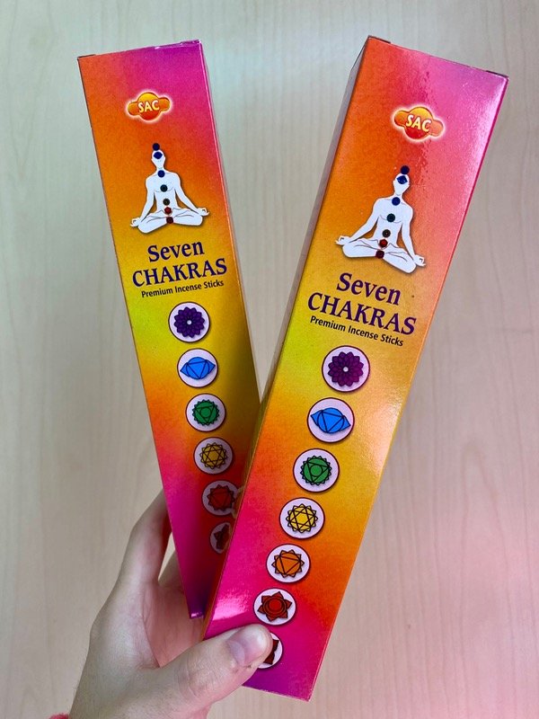 Producto - Sahumerios 7 Chakras Importado - SAC