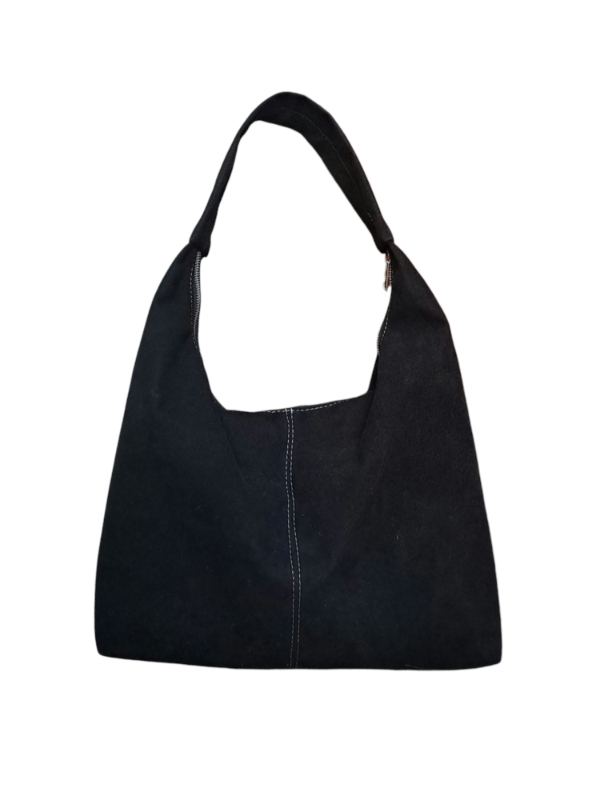 Producto - Hobo gamuza negra - 0