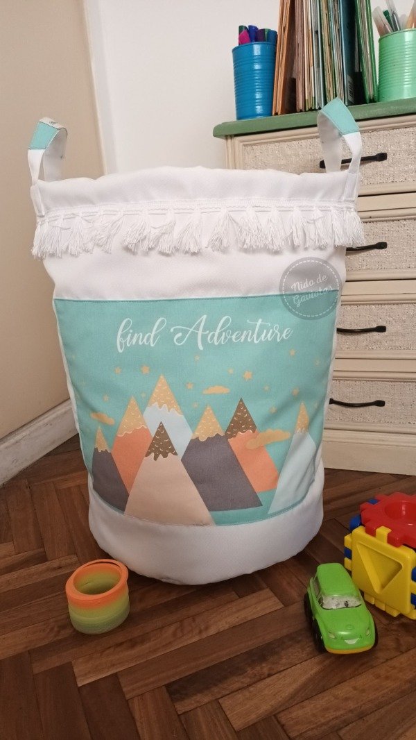 Producto - JUGUETERO DE TELA ESTILO NORDICO "AVENTURAS"