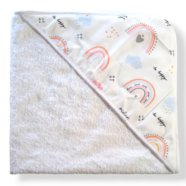 Producto - Toallon con capucha arcoiris