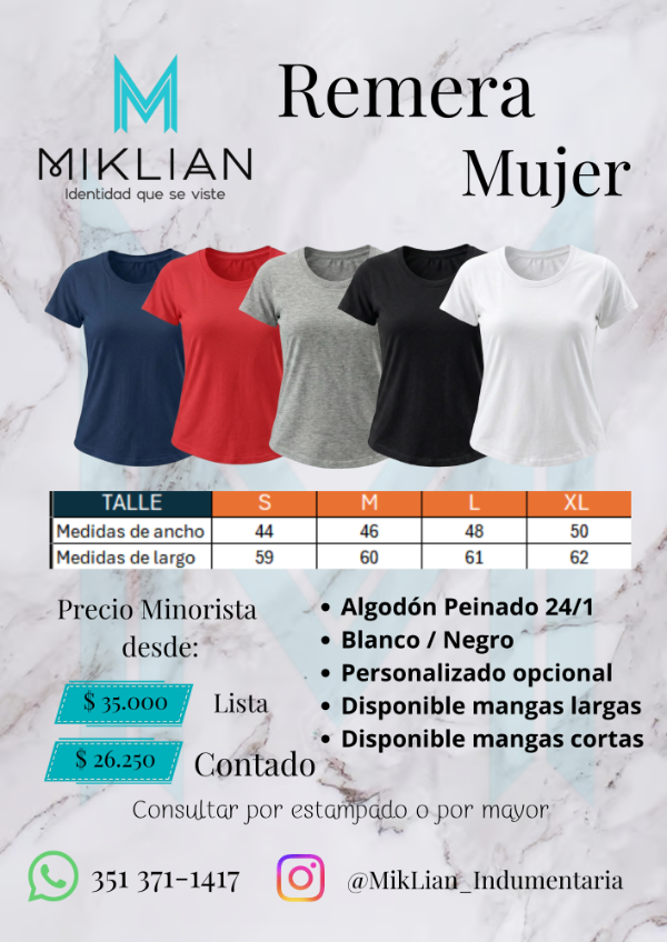 Producto - Remera Mujer