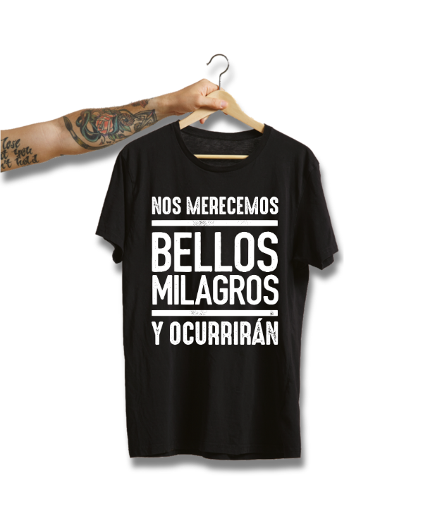Producto - REMERA BELLOS MILAGROS + PILUSO DE REGALO