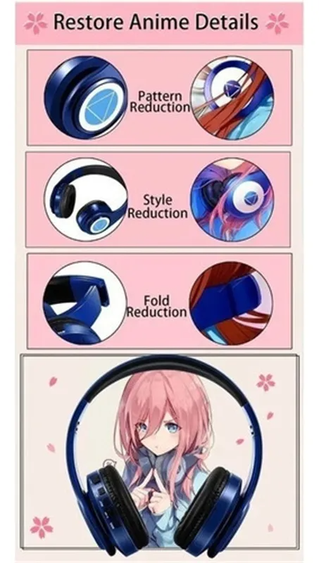 Producto - Auriculares Casco Miku Nakano - Somos Quintillizas (17cm x 17cm) - 1