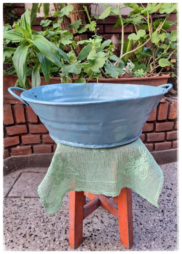 Producto - Tacho de zinc pintado