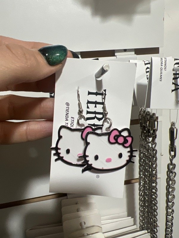 Producto - Aros kitty cara