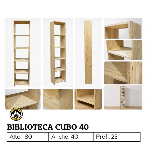 Producto - BIBLIOTECA CUBO 40 - 1