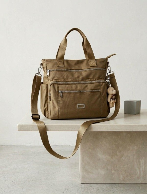 Producto - Tote Bag Impermeable Ivanna Beige - 0
