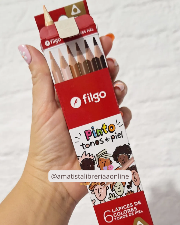 Producto - Lapices de colores tonos PIEL x6