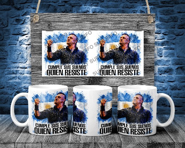Producto - Cumple sus sueños quien resiste [Ricardo Iorio][Stencil Art] - 1