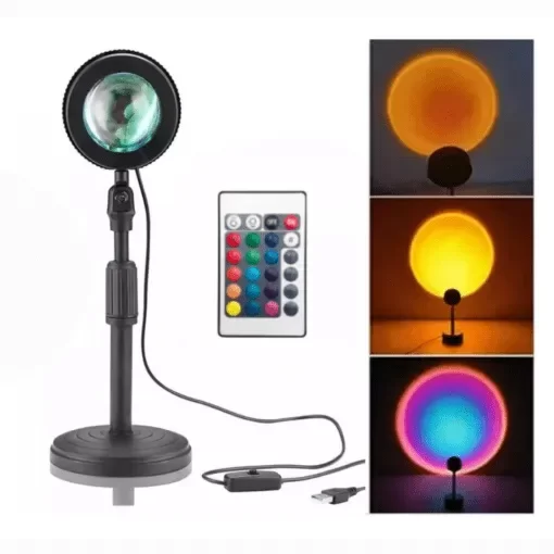 Producto - Lampara Sunset RGB c/control
