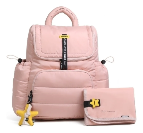 Producto - MOCHILA MATERNITY CHIMOLA BABY WORLD PALE PINK M206
