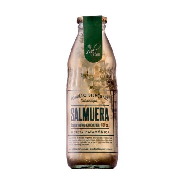 Producto - Salmuera Marina Tomillo x 500ml SAL DE AQUI