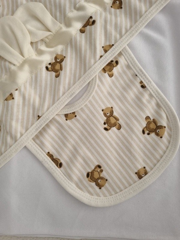 Producto - Manta de algodon y babero