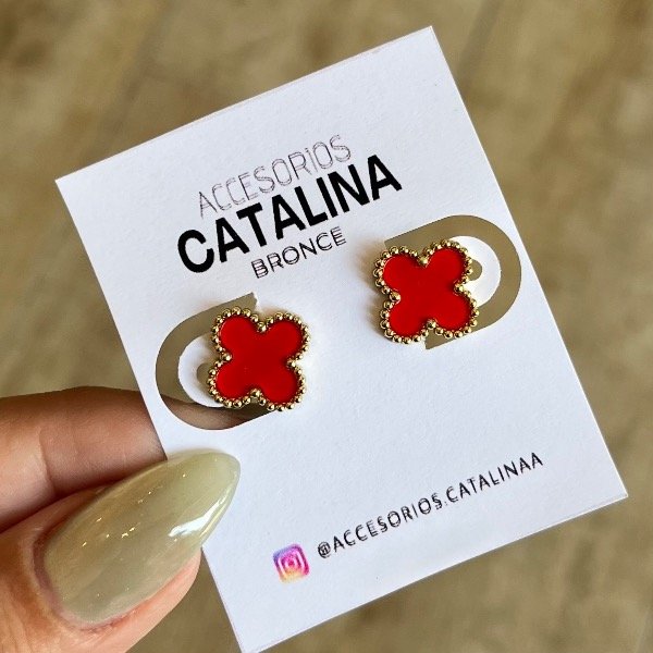 Producto - Aros VC de bronce rojos