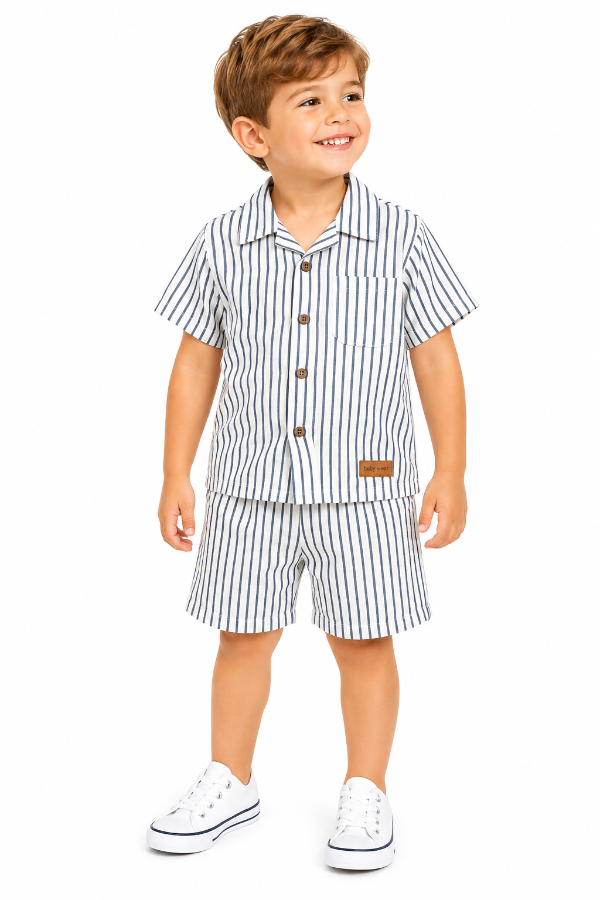 Producto - CONJUNTOS LINO BEBÉ RAYADOS - 4