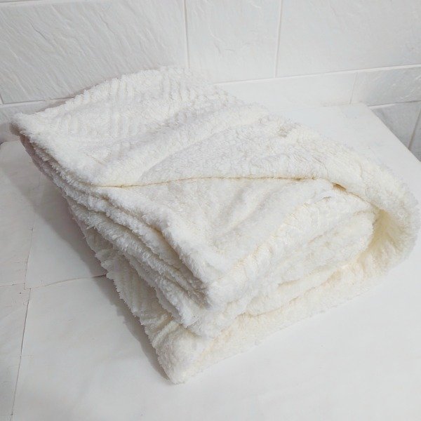 Producto - Colcha de 2 plazas con Corderito Blanco